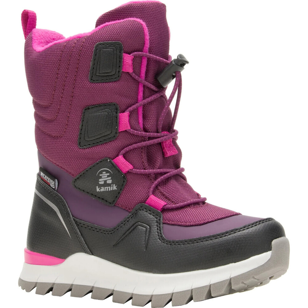 Kamik Bouncer 2 Snow Boots Kids US 6 Grape Waterproof Insulated Cozy GAL1002